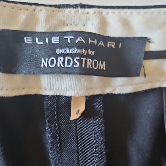 Elie Tahari Black Dress Pants Classic Tailored Design - Picture 4 of 7